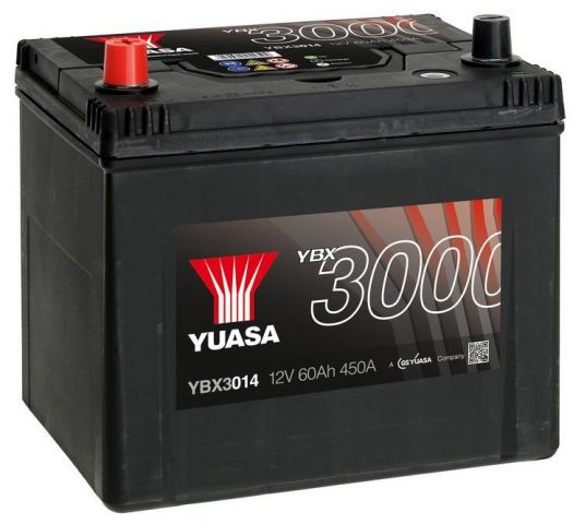 Yuasa SMF Battery Japan YBX3014 L YBX3014 - 60 Ah -  .